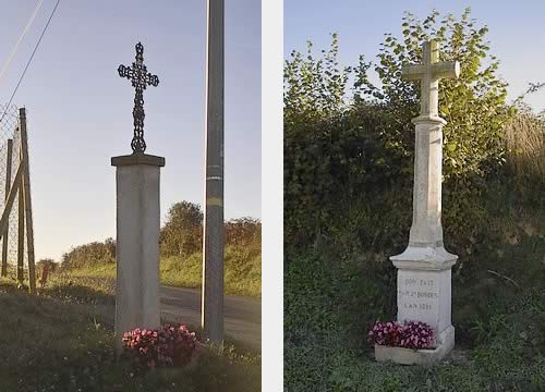 Croix de Chemin dit "Six Hourats" et croix Monumentale Croix de Chemin dit "Six Hourats" et croix Monumentale